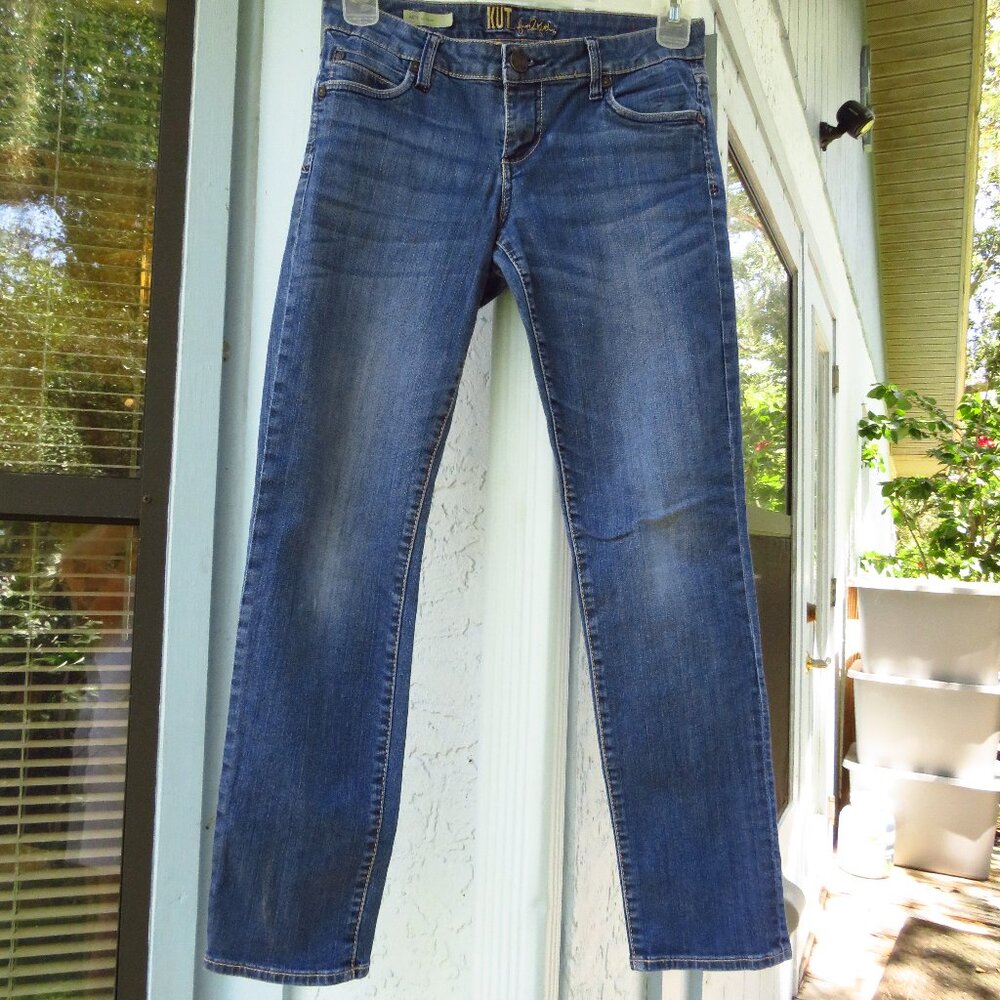 Kut Womens Jeans Size 4 Katy Boyfriend Low rise 7 1/2"